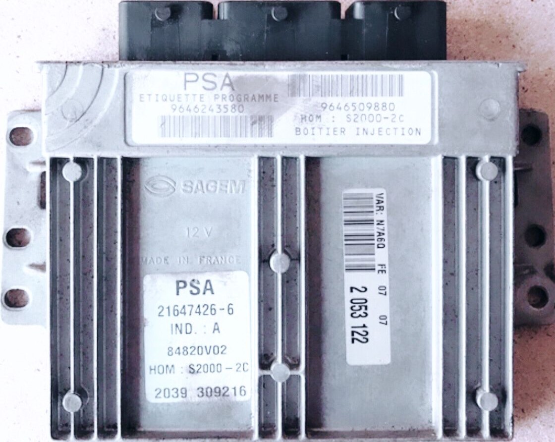 CITROEN XSARA PEUGEOT 206 ECU MODULE – KAF ECU CITROEN XSARA PEUGEOT 9646243580 9646509 S2000-2C