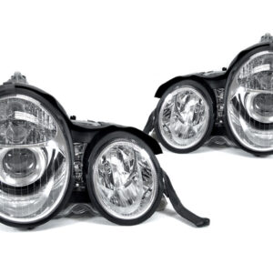 MERCEDES W210 HEADLIGHTS ORIGINAL FULL 1996-1999 – ODWIYE AMEMIYE